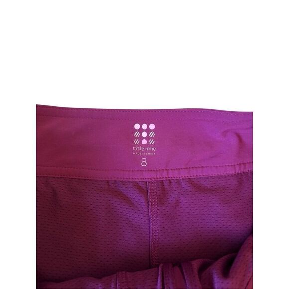 Title Nine Nimblene Swingtastic Skort Sz 8 Magenta Pink Purple - Picture 3 of 10